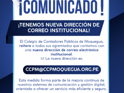 ¡𝐍𝐮𝐞𝐯𝐚 𝐃𝐢𝐫𝐞𝐜𝐜𝐢𝐨́𝐧 𝐝𝐞 𝐂𝐨𝐫𝐫𝐞𝐨 𝐄𝐥𝐞𝐜𝐭𝐫𝐨́𝐧𝐢𝐜𝐨 𝐈𝐧𝐬𝐭𝐢𝐭𝐮𝐜𝐢𝐨𝐧𝐚𝐥❗